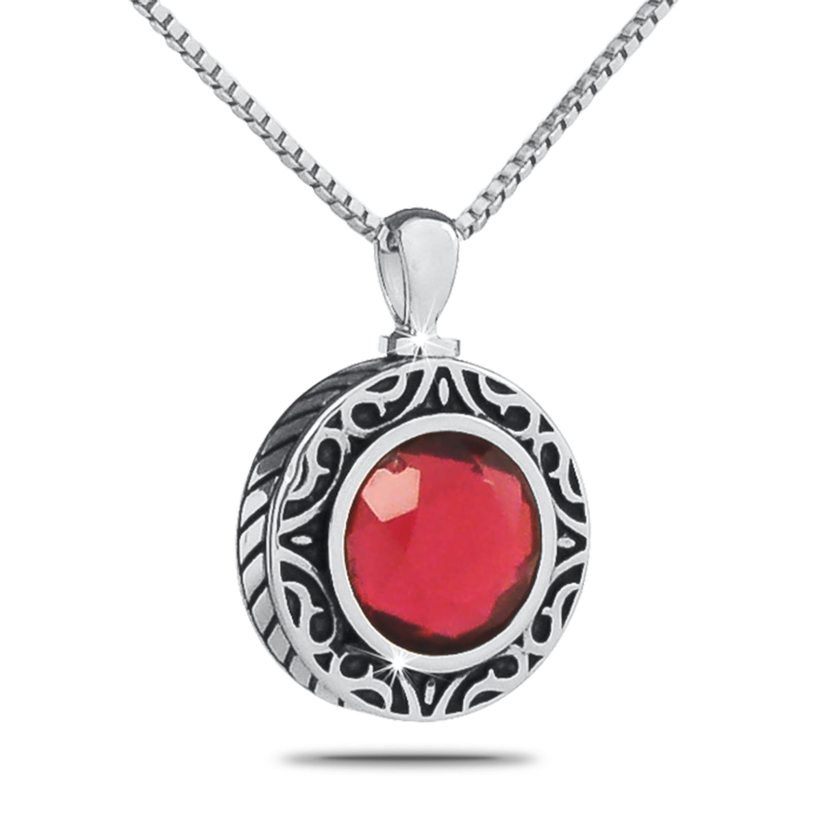 October Pink Silver Keepsake