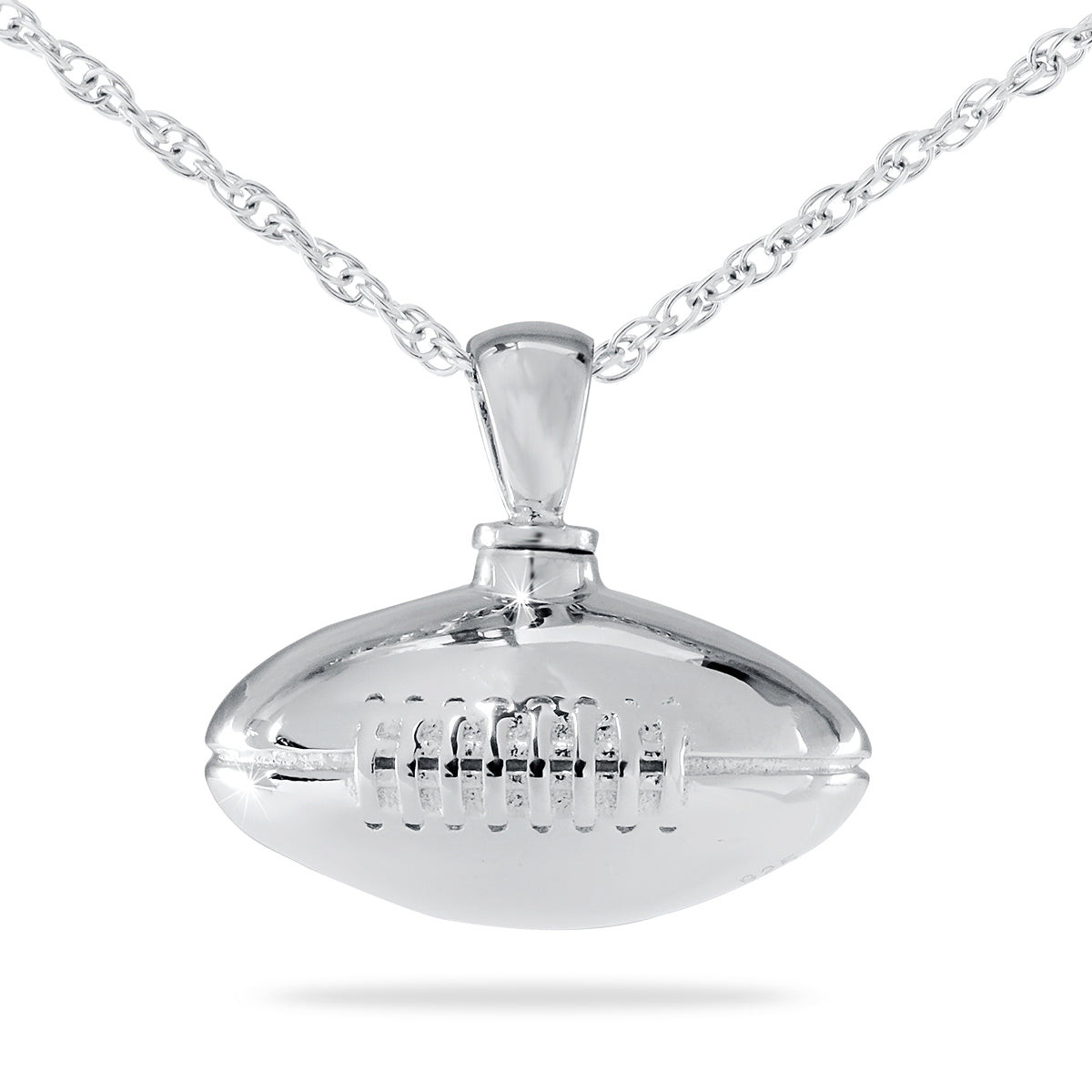 Silver Football Pendant